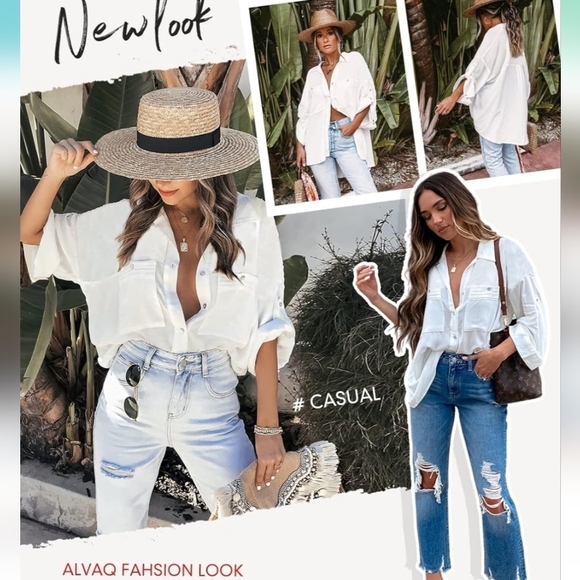 ⭐️40% Off⭐️ White Button Down Shirt - Picture 6 of 8